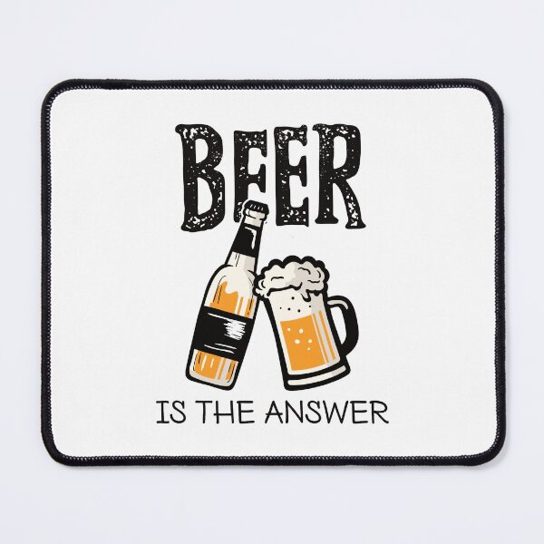 Item preview, Beer is The Answer - Funny designed and sold by StarsForgers.