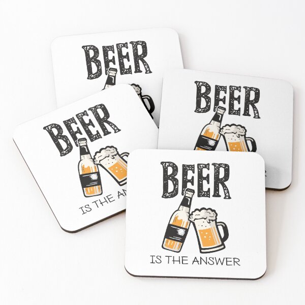 Item preview, Beer is The Answer - Funny designed and sold by StarsForgers.