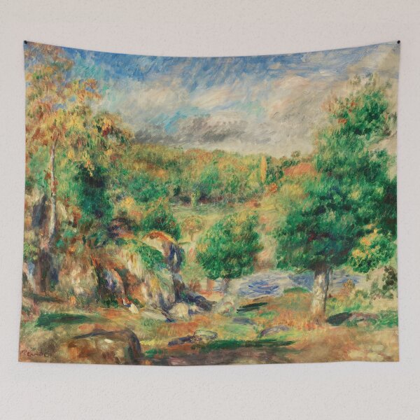 Item preview, Impressionism Painting Chestnut Trees, Pont-Aven (Châtaigniers, Pont–Aven) (1892) by Pierre-Auguste Renoir designed and sold by Designedbysm.