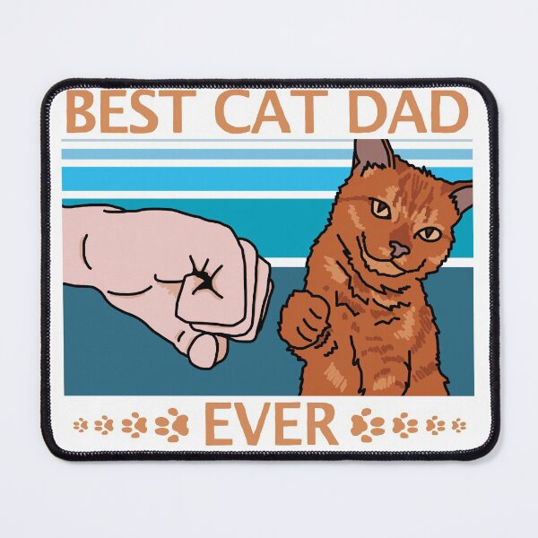 Item preview, Best Cat Dad Ever Fist Bump designed and sold by katecrashed.