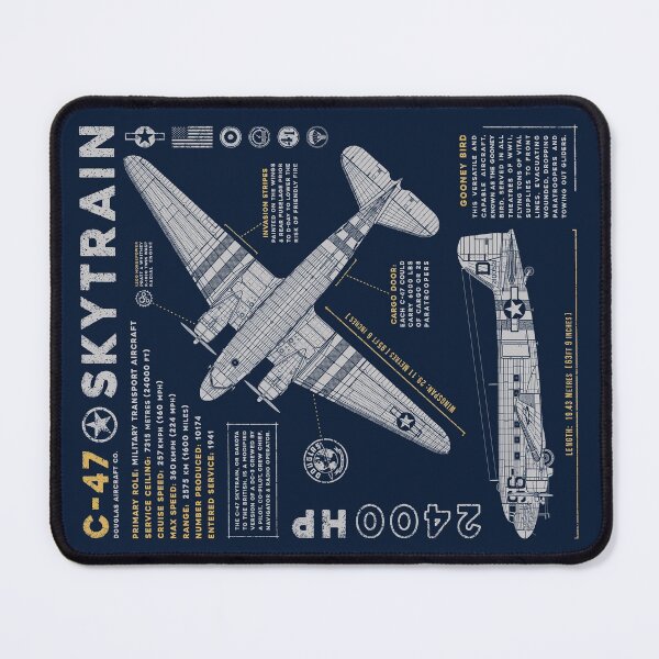 Item preview, C-47 Skytrain designed and sold by 909 Apparel®.