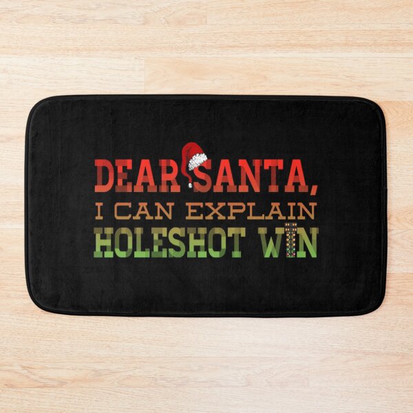 Item preview, Querido Papá Noel, puedo explicar HoleShot Win Drag Racing Carrera de Navidad Papá Noel de Navidad designed and sold by CarantinedChaos.