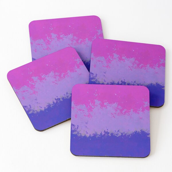 Item preview, Bisexual Paint Splatter Pride Flag designed and sold by Quinn-Draws.