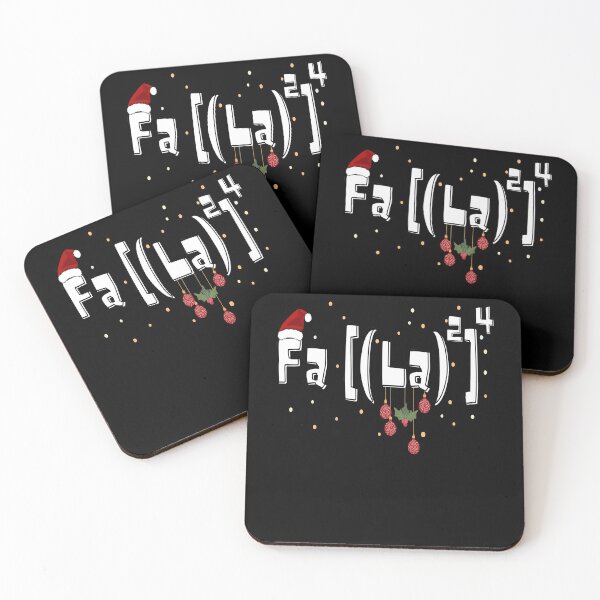 Item preview, Fa La 8 Christmas Funny Math Teacher Christmas designed and sold by Zulfiqqar.