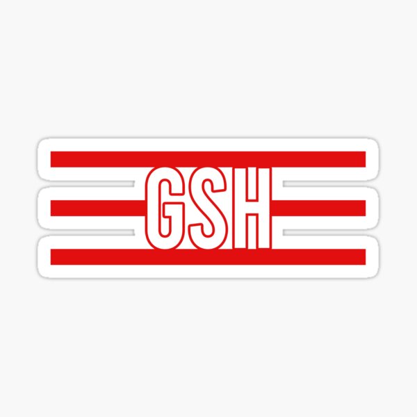 Gsh on Chicago Bears Sticker for Sale by Akourshop