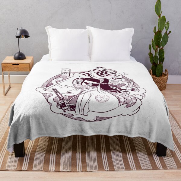 Item preview, Katana Tiger - Black & White version designed and sold by Bruno Mota.