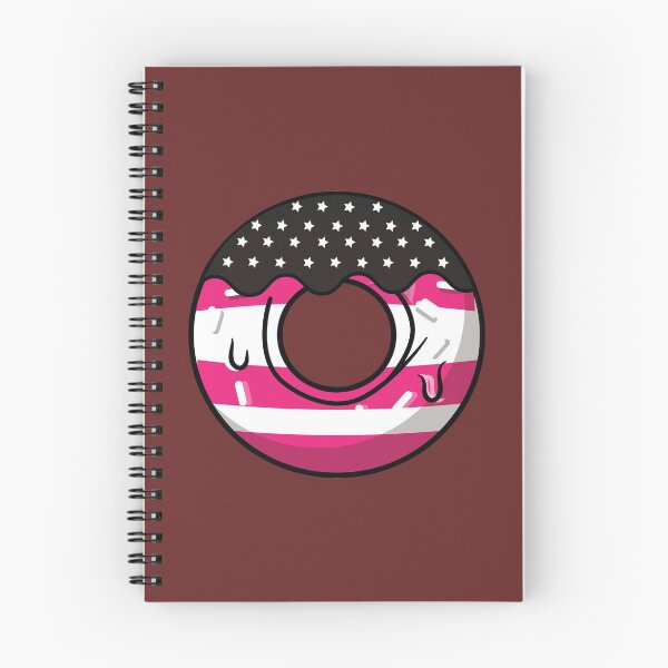 Item preview, Pink American flag on a donut designed and sold by Donutlovers.