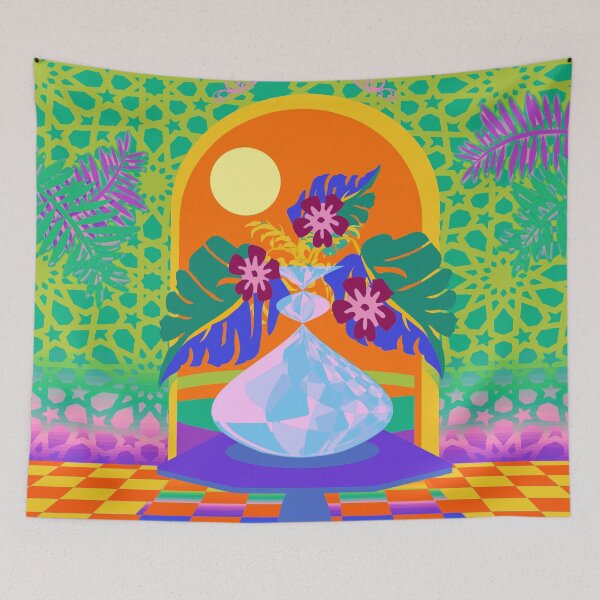 Item preview, Tropical Bungalow Doorway Scene designed and sold by Sharon Schwalbe.