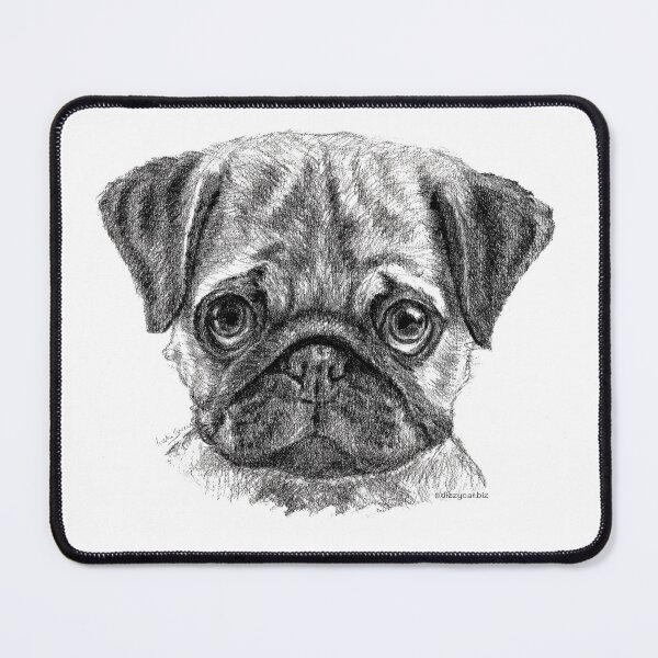 Item preview, Pug dog designed and sold by dizzycatbiz.