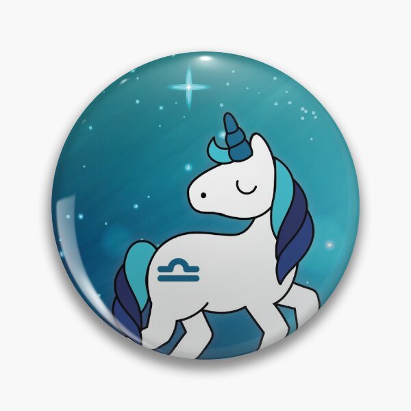 Item preview, Libra Unicorn Zodiac designed and sold by dollmadeinjapan.
