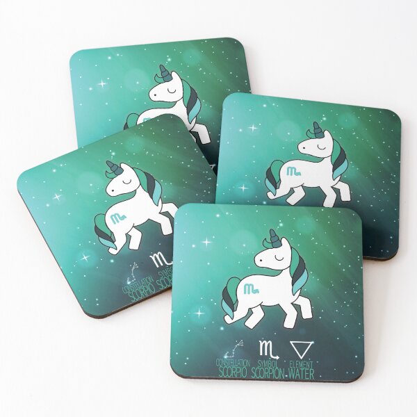 Item preview, Scorpio Unicorn Zodiac designed and sold by dollmadeinjapan.
