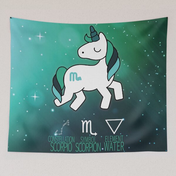 Item preview, Scorpio Unicorn Zodiac designed and sold by dollmadeinjapan.