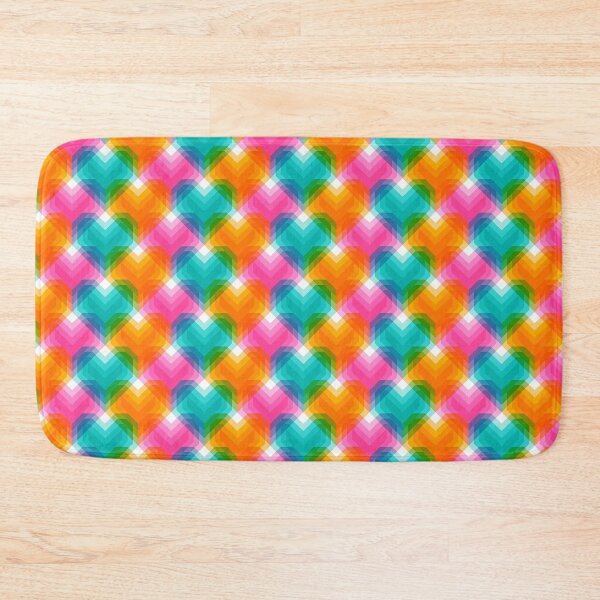 Item preview, Geometric hearts in psychedelic colours-1 designed and sold by Irina Ivanova.