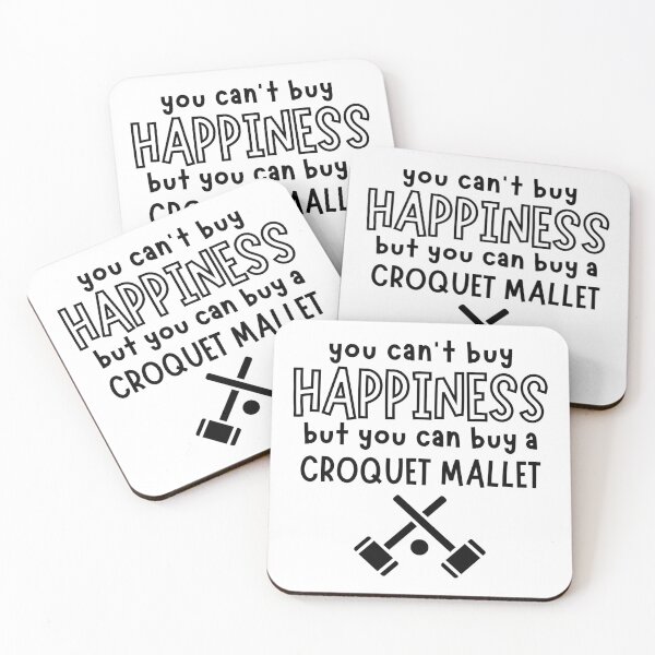 Item preview, You can't buy happiness but you can buy a croquet mallet designed and sold by TheGreenGoat.