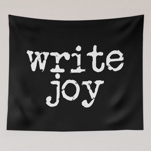 Item preview, write joy white vertical designed and sold by TeaRoseWriter.