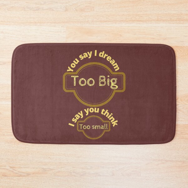 Item preview, Dream big / No small thinking  designed and sold by samahsbd.