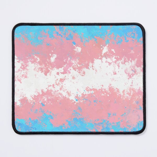 Item preview, Transgender Paint Splatter Pride Flag designed and sold by Quinn-Draws.