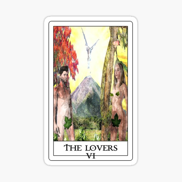 The Lovers Tarot bywhacky Sticker