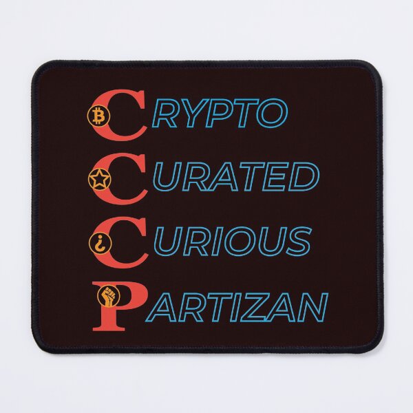 Artikelvorschau, CCCP. Crypto Curated Curious Partizan. entworfen und verkauft von VoloshenDesigns.
