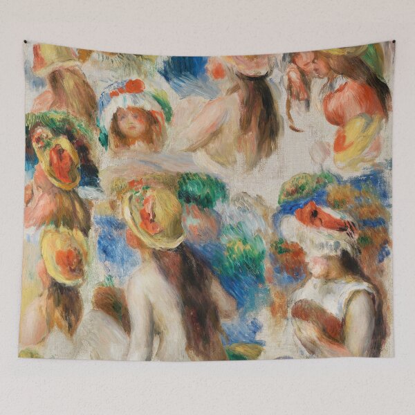 Item preview, Impressionism Painting Study of Heads (Étude de têtes) (1890) by Pierre-Auguste Renoir designed and sold by Designedbysm.