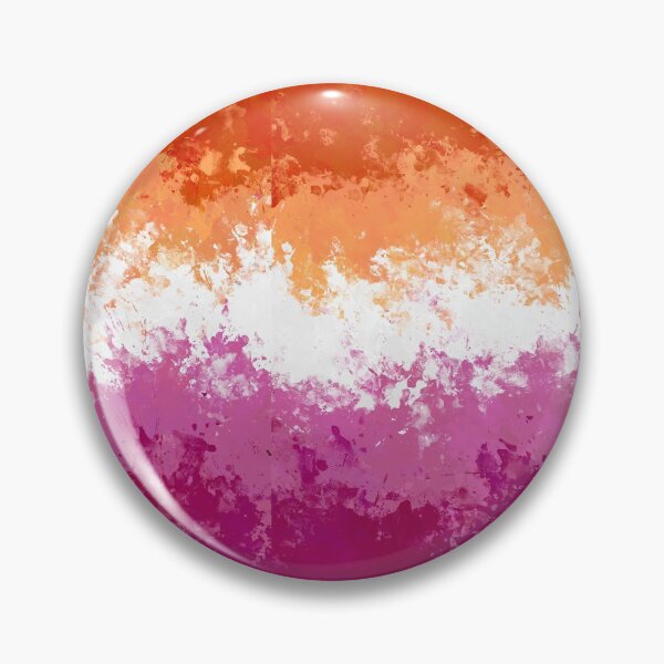 Item preview, Lesbian Paint Splatter Pride Flag designed and sold by Quinn-Draws.