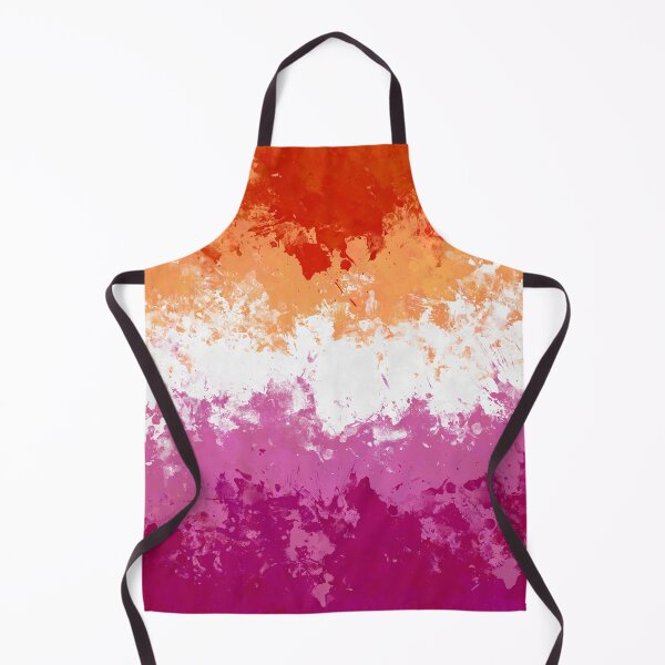 Item preview, Lesbian Paint Splatter Pride Flag designed and sold by Quinn-Draws.
