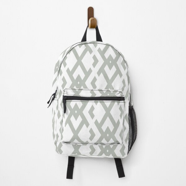 Item preview, Pale Green and White Diamond Zig Zag Pattern Pairs Dulux 2022 Popular Colour Tranquil Dawn - Color Trends designed and sold by ColorOfTheYears.