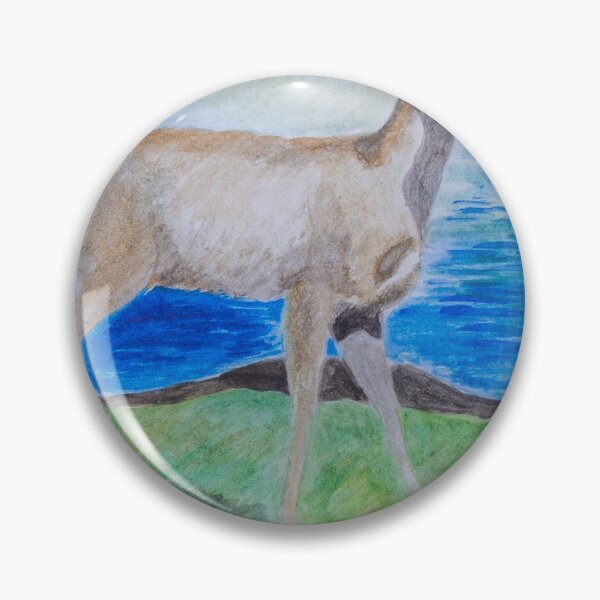 Item preview, Deer by water designed and sold by Rebekah Gavra.