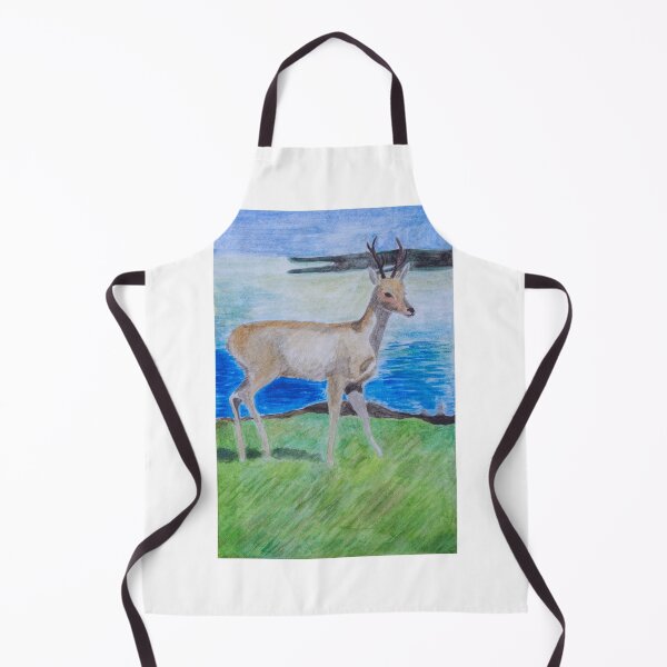 Item preview, Deer by water designed and sold by Rebekah Gavra.