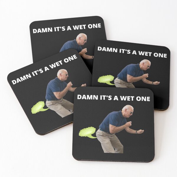 Item preview, Damn It's A Wet One, Biden Farts And Poops, Funny T-Shirt,  Essential T-shirt designed and sold by JoesCornerStore.