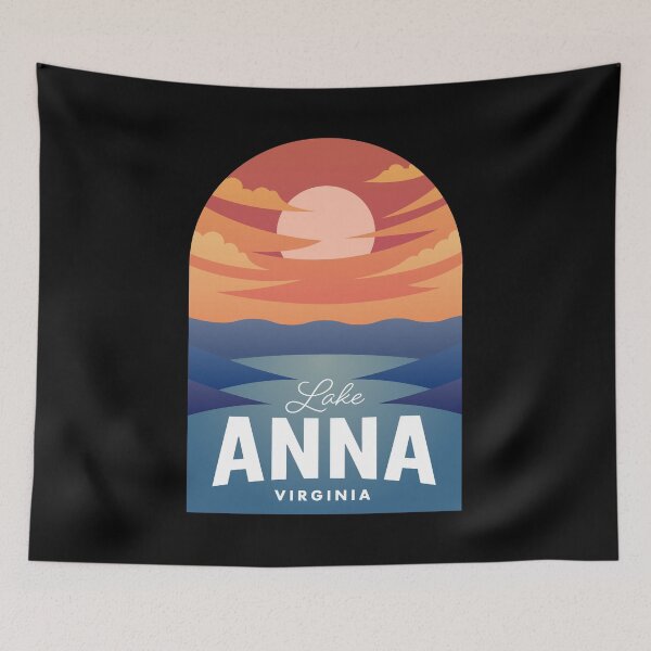 Item preview, Lake Anna VA Retro Sunset designed and sold by HalpinDesign.