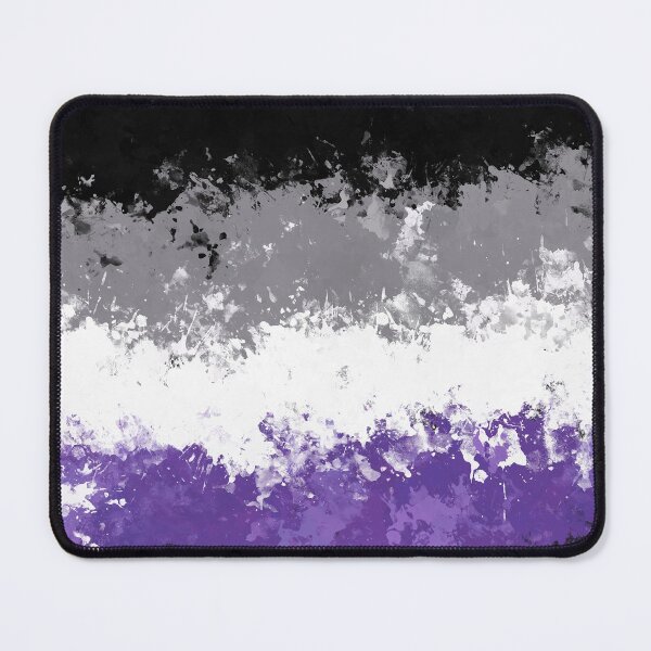 Item preview, Asexual Pride Flag Splatter Print designed and sold by Quinn-Draws.