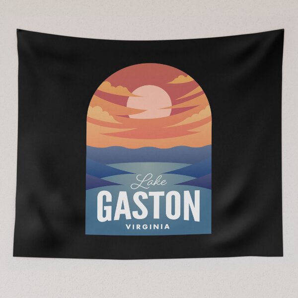 Item preview, Lake Gaston VA Retro Sunset designed and sold by HalpinDesign.