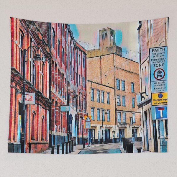 Item preview, Cardiff Streets designed and sold by Sofia-Draws.
