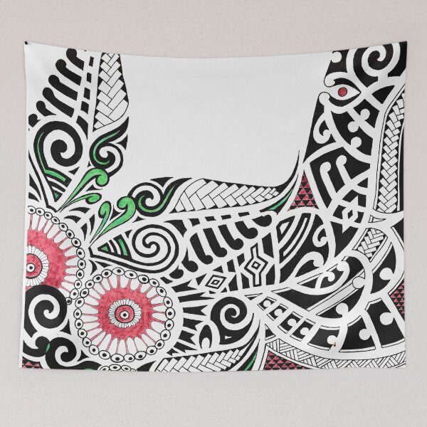 Item preview, Pohutukawa and Fern designed and sold by Linda Bassett.