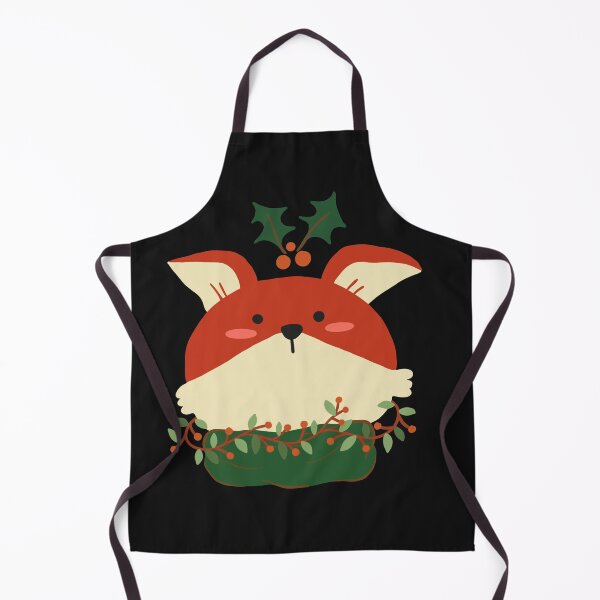 Item preview, Running Fox with mistletoe designed and sold by garhoud.