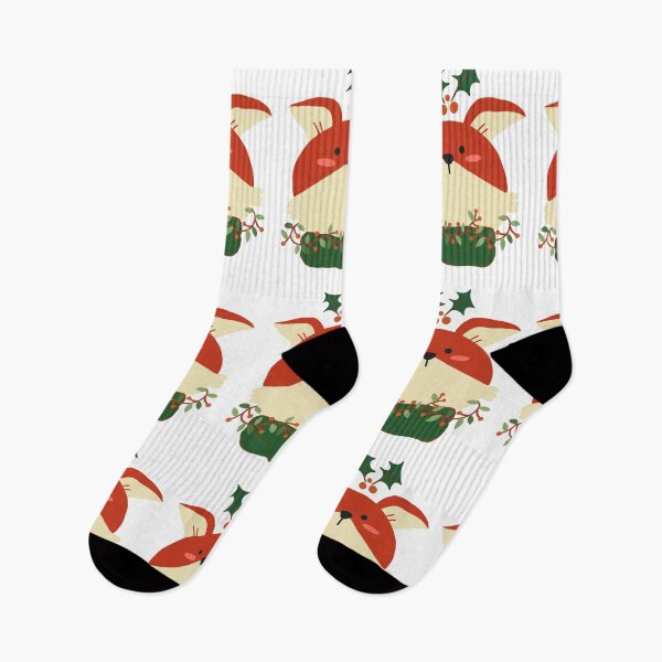 Item preview, Running Fox with mistletoe  designed and sold by garhoud.