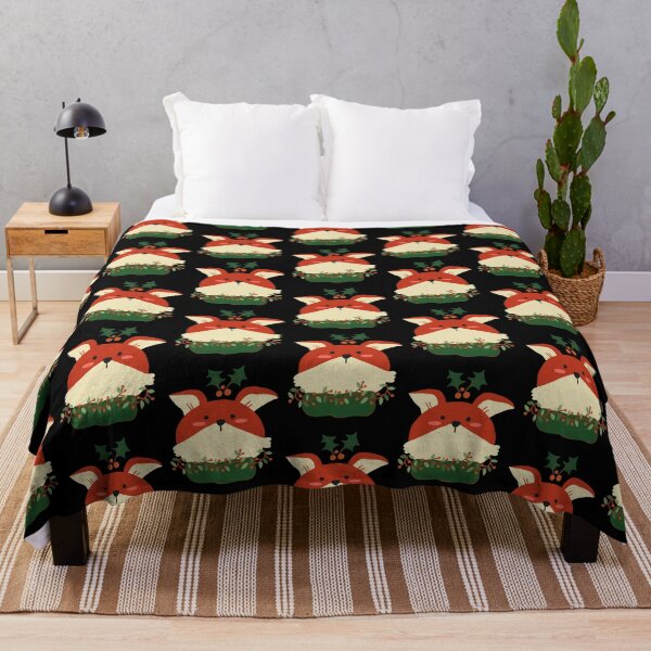 Item preview, Running Fox with mistletoe designed and sold by garhoud.