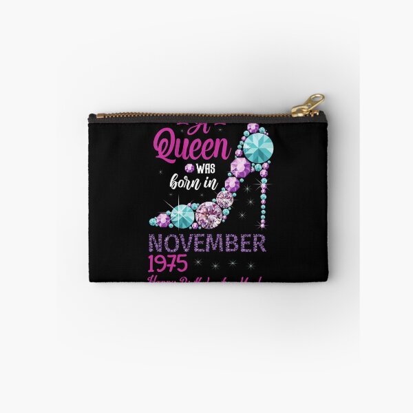Item preview, A queen was born in November 46th Birthday 1975 designed and sold by Ibu83.