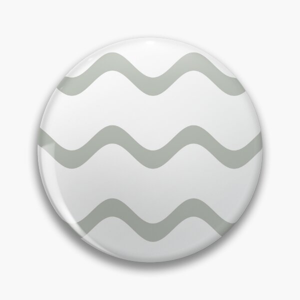 Artikelvorschau, Pale Green and White Rippled Line - Stripe Pattern Pairs Dulux 2022 Popular Colour Tranquil Dawn - Color Trends entworfen und verkauft von ColorOfTheYears.