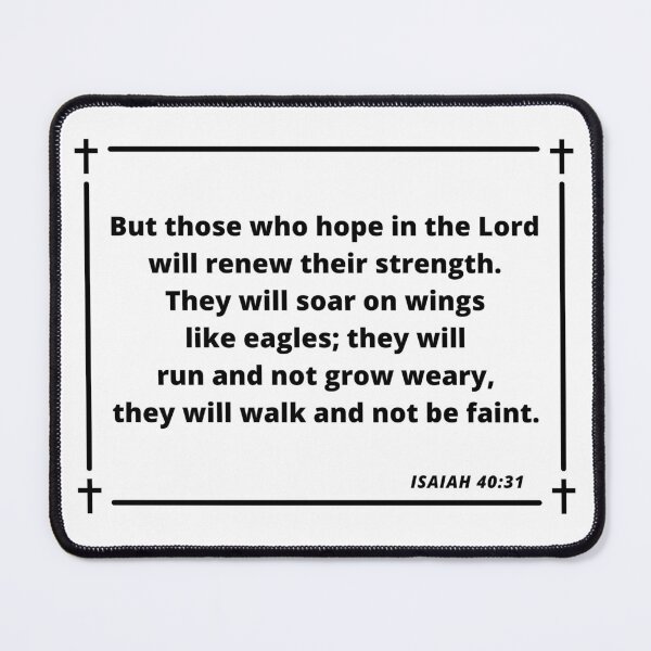 Item preview, Isaiah 40:31 bible verse designed and sold by tripanthias.