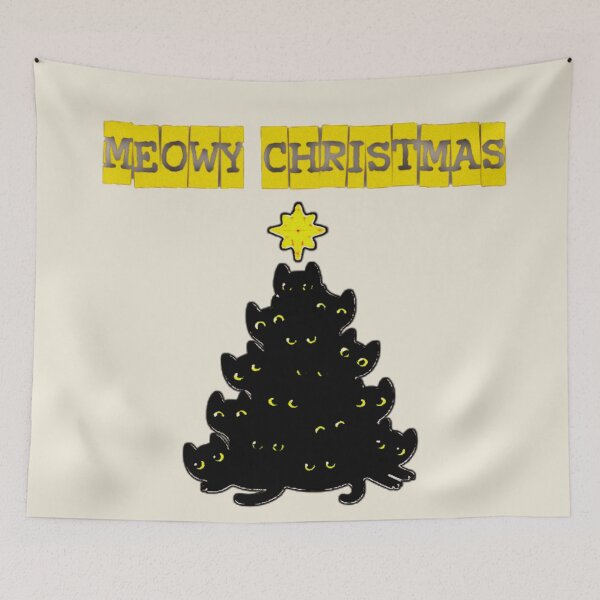 Item preview, MEOWY CHRISTMAS - Cat Christmas Tree Design designed and sold by RaglanRose.