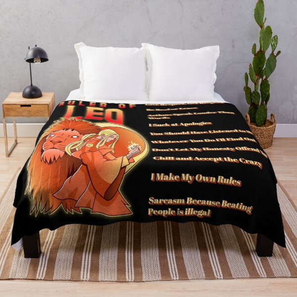 Item preview, Zodiac Sign Funny Top 10 Rules Of Leo Graphic designed and sold by Paula Helit.