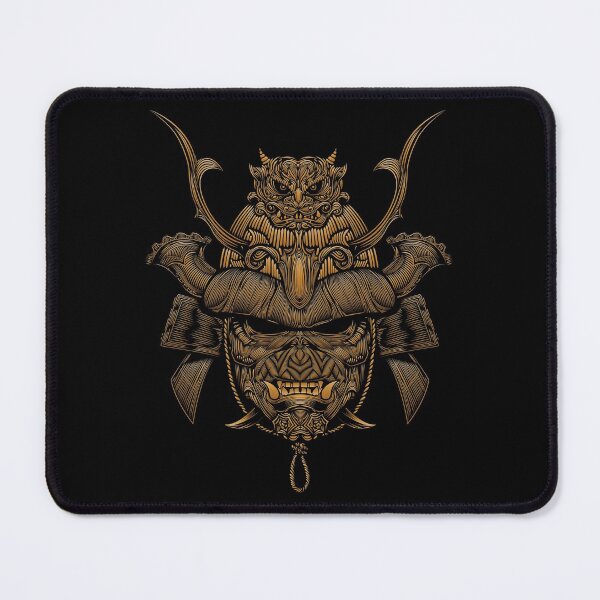Item preview, Dark Gold Scary Samurai with Helmet designed and sold by hockeng.