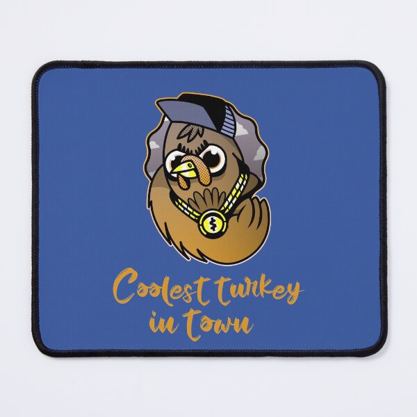 Item preview, Coolest Turkey In Town. Cool Hip-Hop Thanksgiving Turkey With Attitude designed and sold by Rebel-Design.
