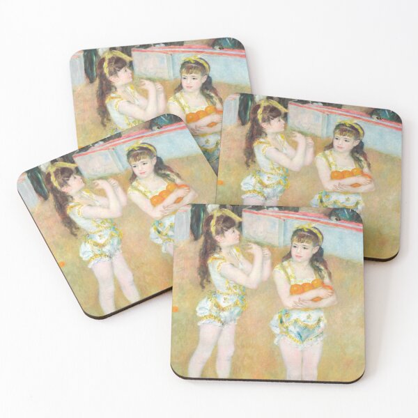 Item preview, Impressionism Painting Acrobats at the Cirque Fernando (Francisca and Angelina Wartenberg) (1879) by Pierre-Auguste Renoir designed and sold by Designedbysm.