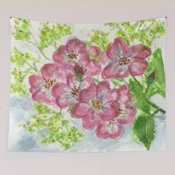 Item preview, Ballerina Rose and Ladies Mantle designed and sold by LymphomaLass.