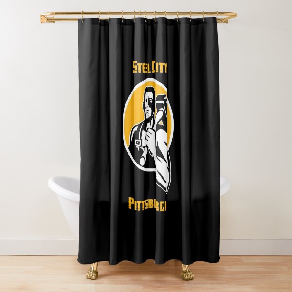 Troy Polamalu Pittsburgh Steelers Art Shower Curtain by Joe Hamilton - Fine  Art America