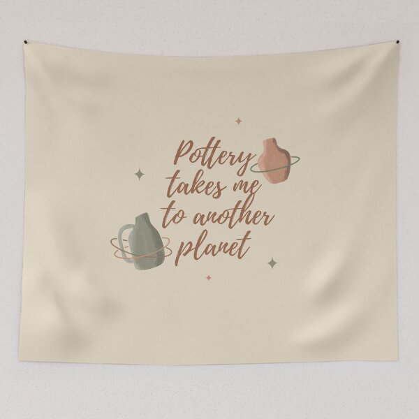 Item preview, Pottery takes me to another planet designed and sold by Teequeque.