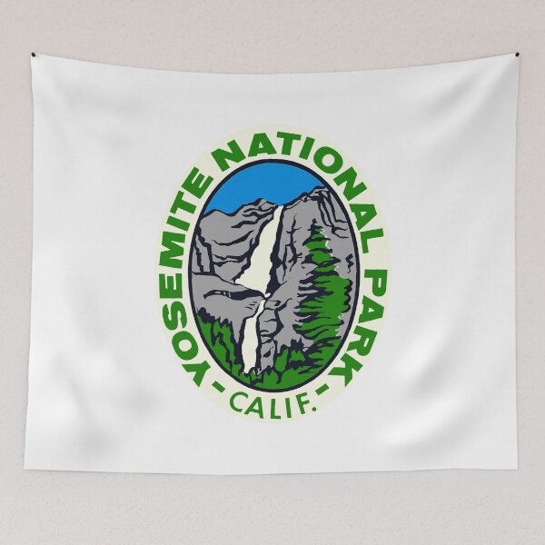 Item preview, Diseño vintage de Yosemite designed and sold by Decal Mania.